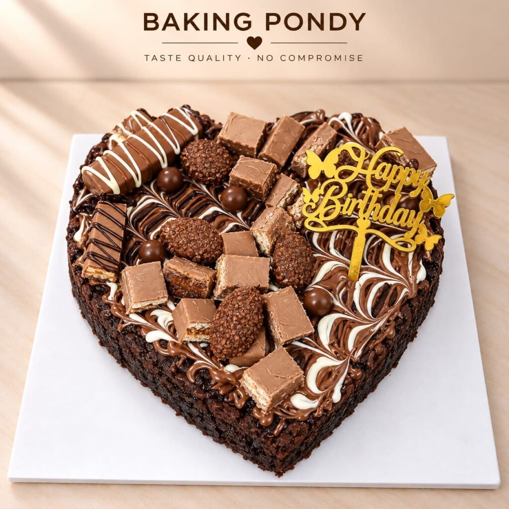 Chocolate Loaded Brownie Cake